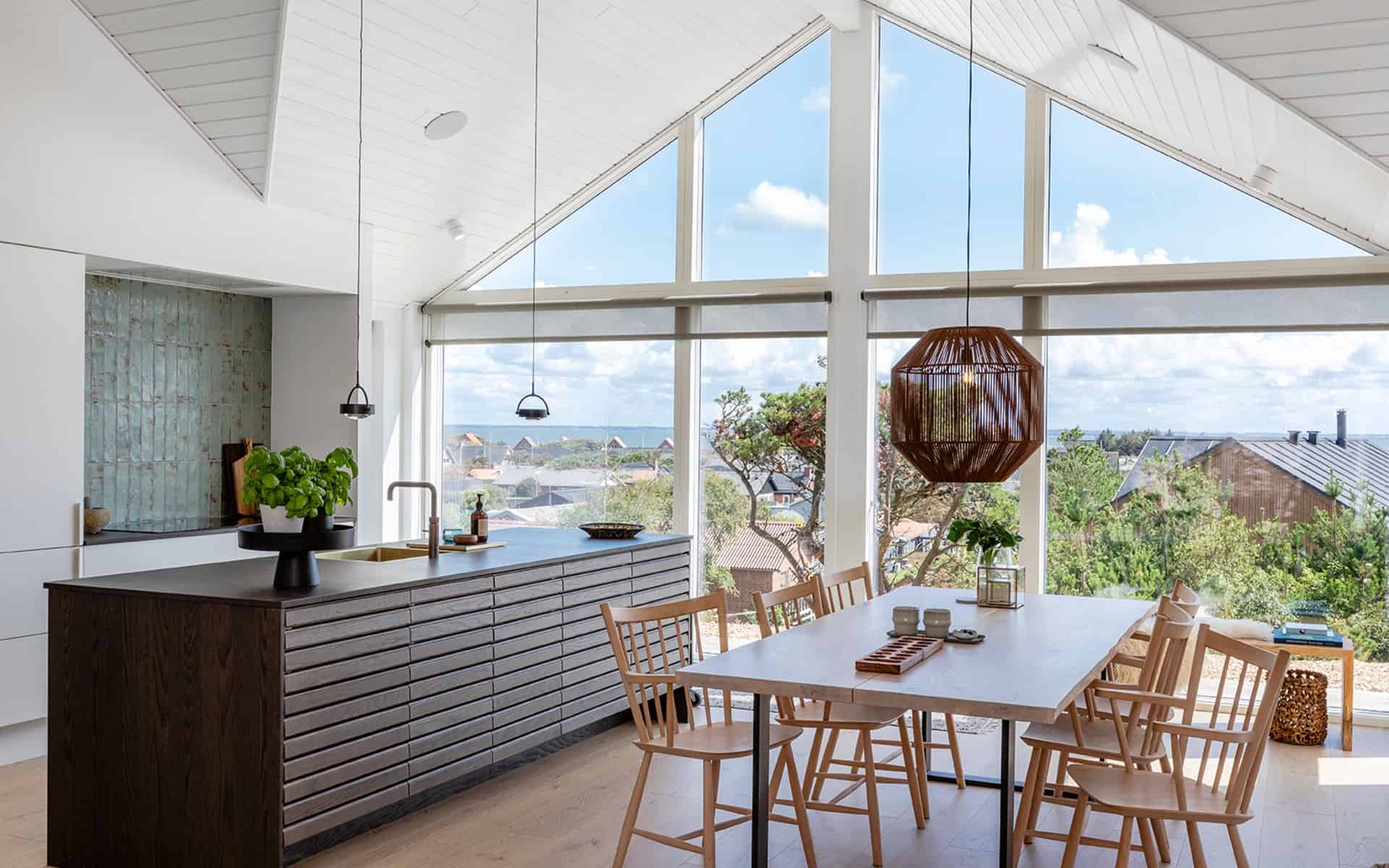 Køkken/alrum i Skanlux Trend sommerhus.