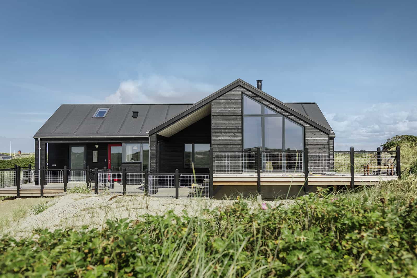 Skanlux Trend sommerhus fyldt. Arkitekttegnet sommerhus