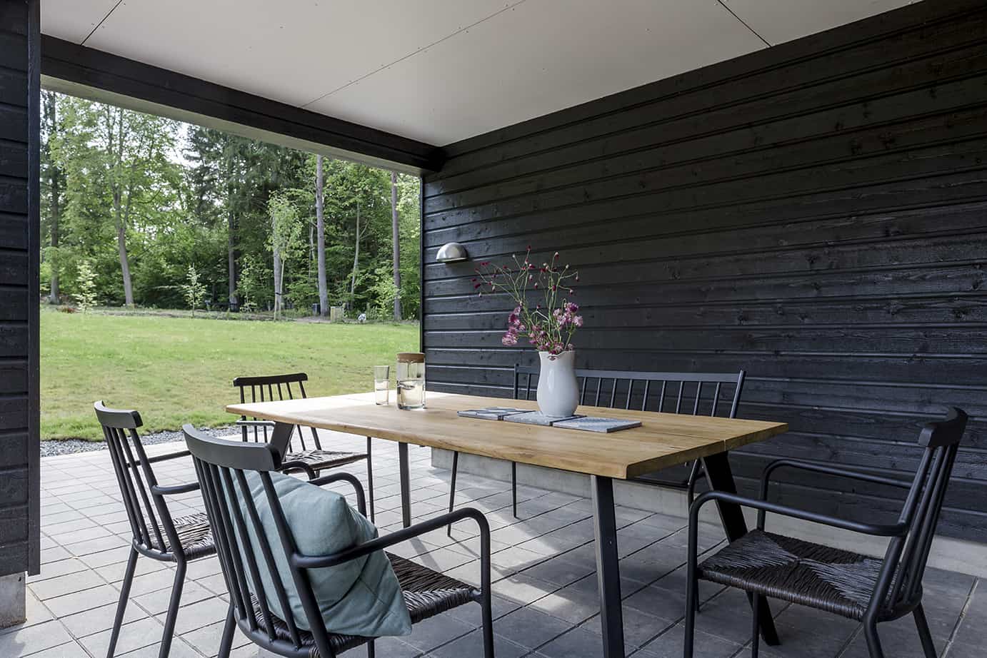 Skanlux Trend sommerhus - overdækket terrasse