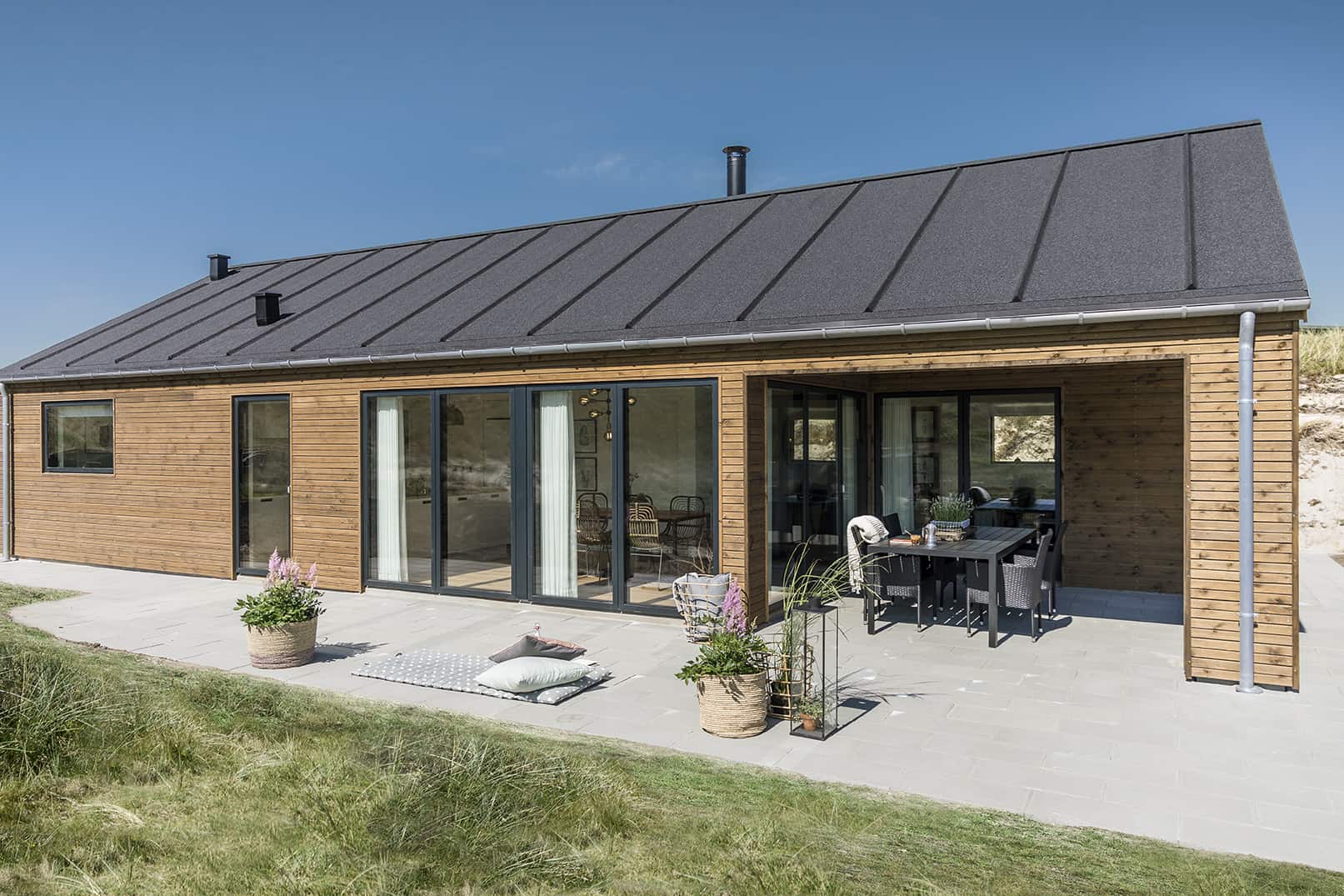 Træsommerhus fra Skanlux.