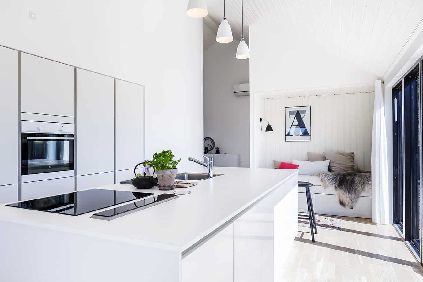 Alkove i sommerhuset. Skanlux byggefirma. Trend sommerhus.