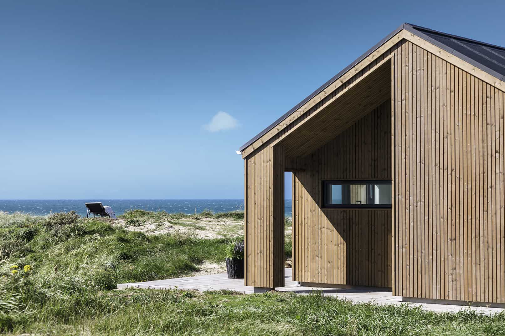 Skanlux Trend sommerhus fyldt. Arkitekttegnet sommerhus