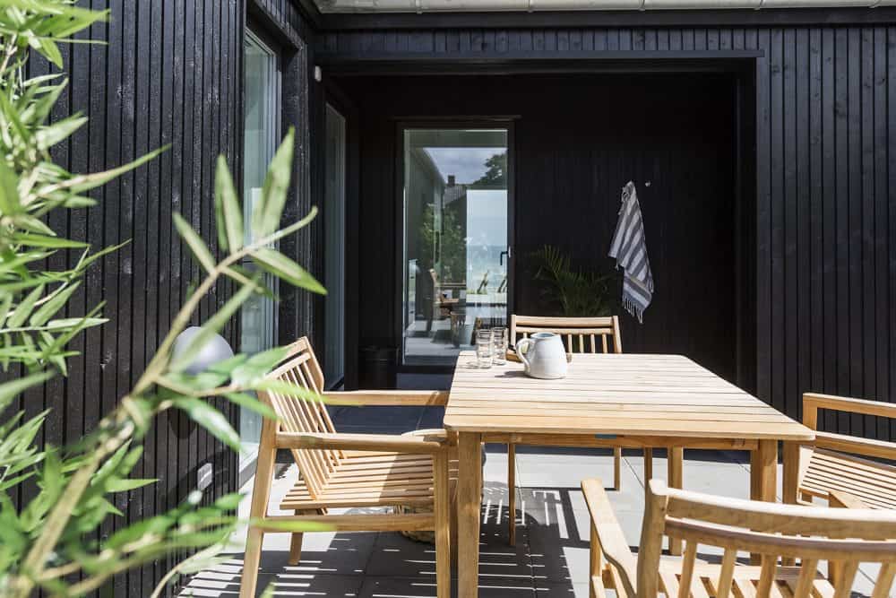 Skanlux Trend sommerhus fyldt. Arkitekttegnet sommerhus