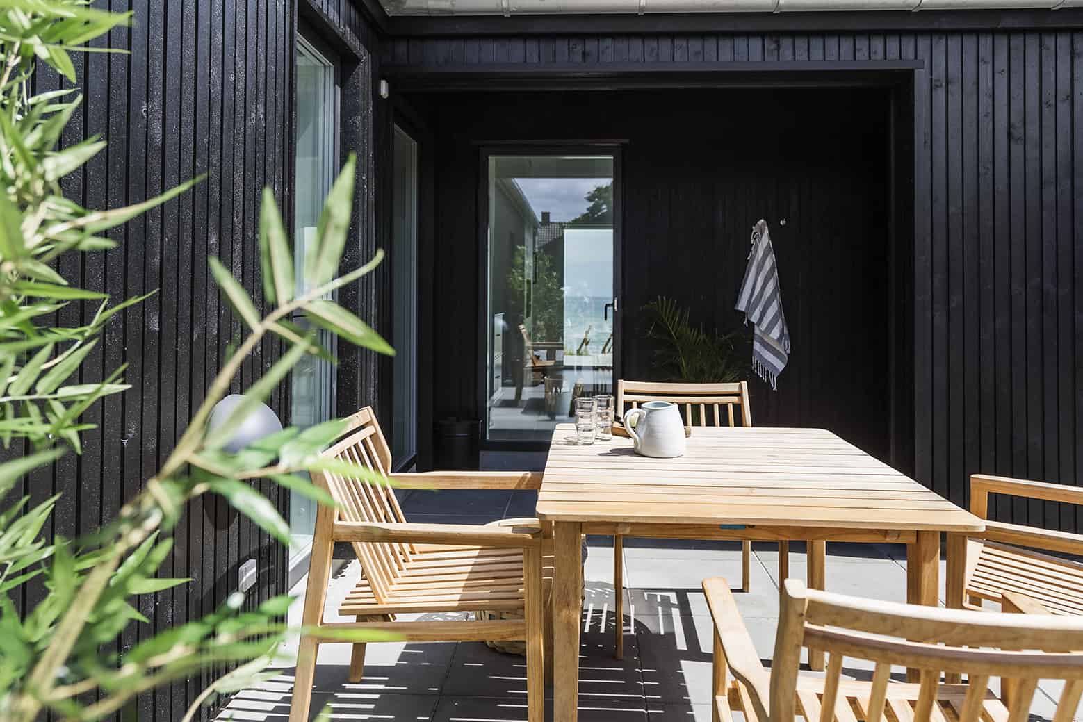 Skanlux Trend sommerhus fyldt. Arkitekttegnet sommerhus