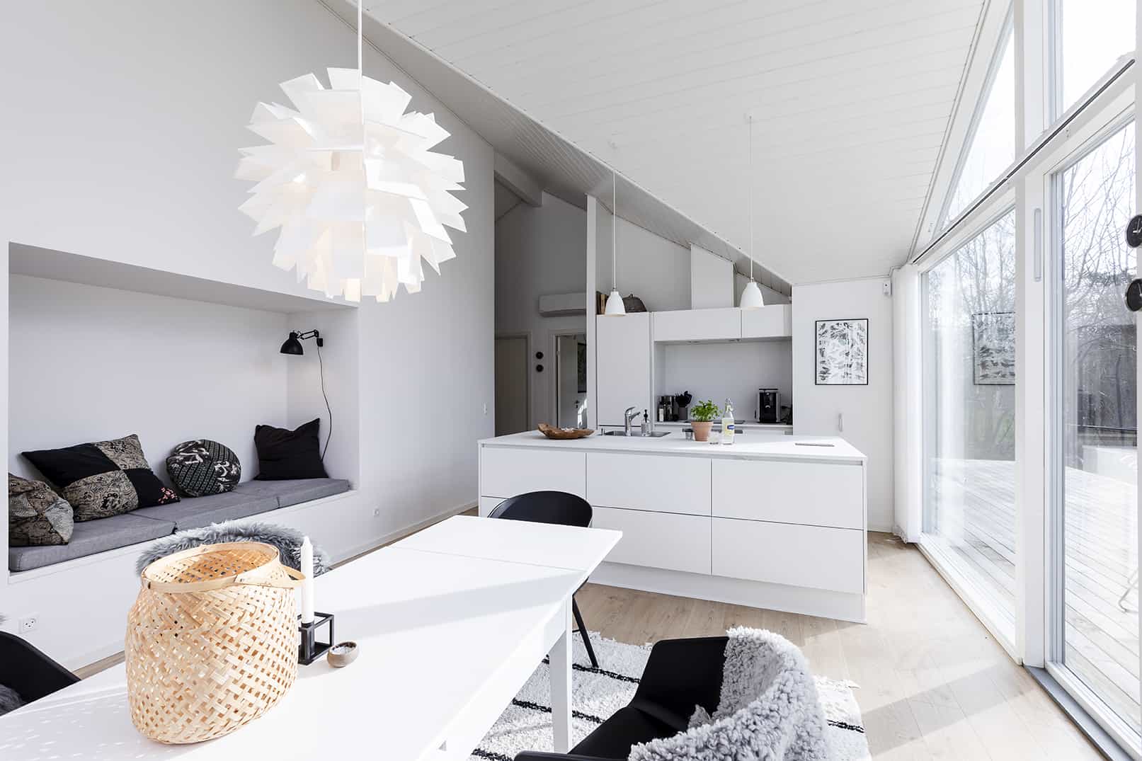 Alkove i sommerhuset. Skanlux byggefirma. Trend sommerhus.