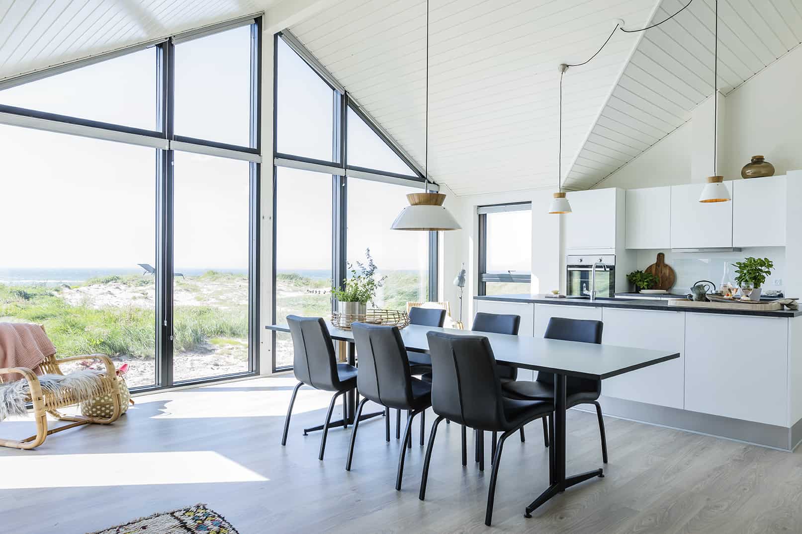 Skanlux Trend sommerhus fyldt. Arkitekttegnet sommerhus