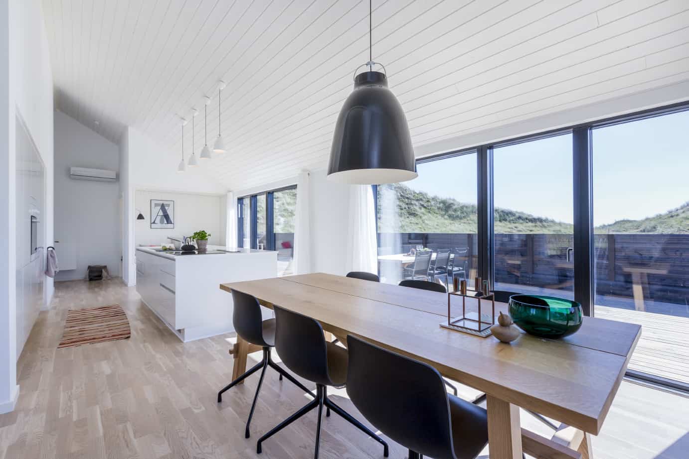 Skanlux Trend sommerhus fyldt. Arkitekttegnet sommerhus