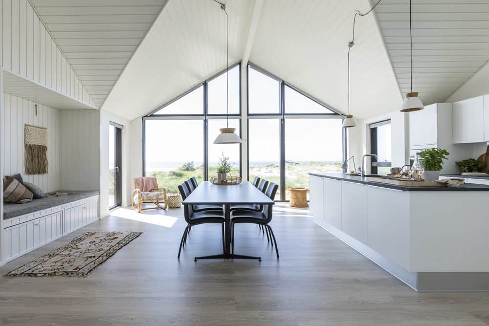 Skanlux Trend sommerhus fyldt. Arkitekttegnet sommerhus