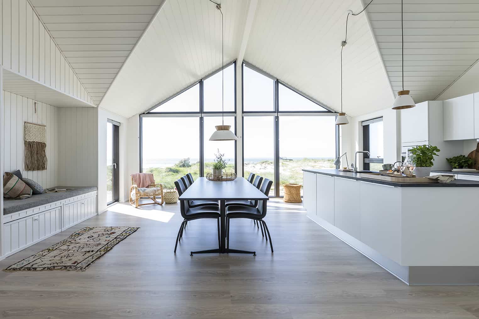 Skanlux Trend sommerhus fyldt. Arkitekttegnet sommerhus