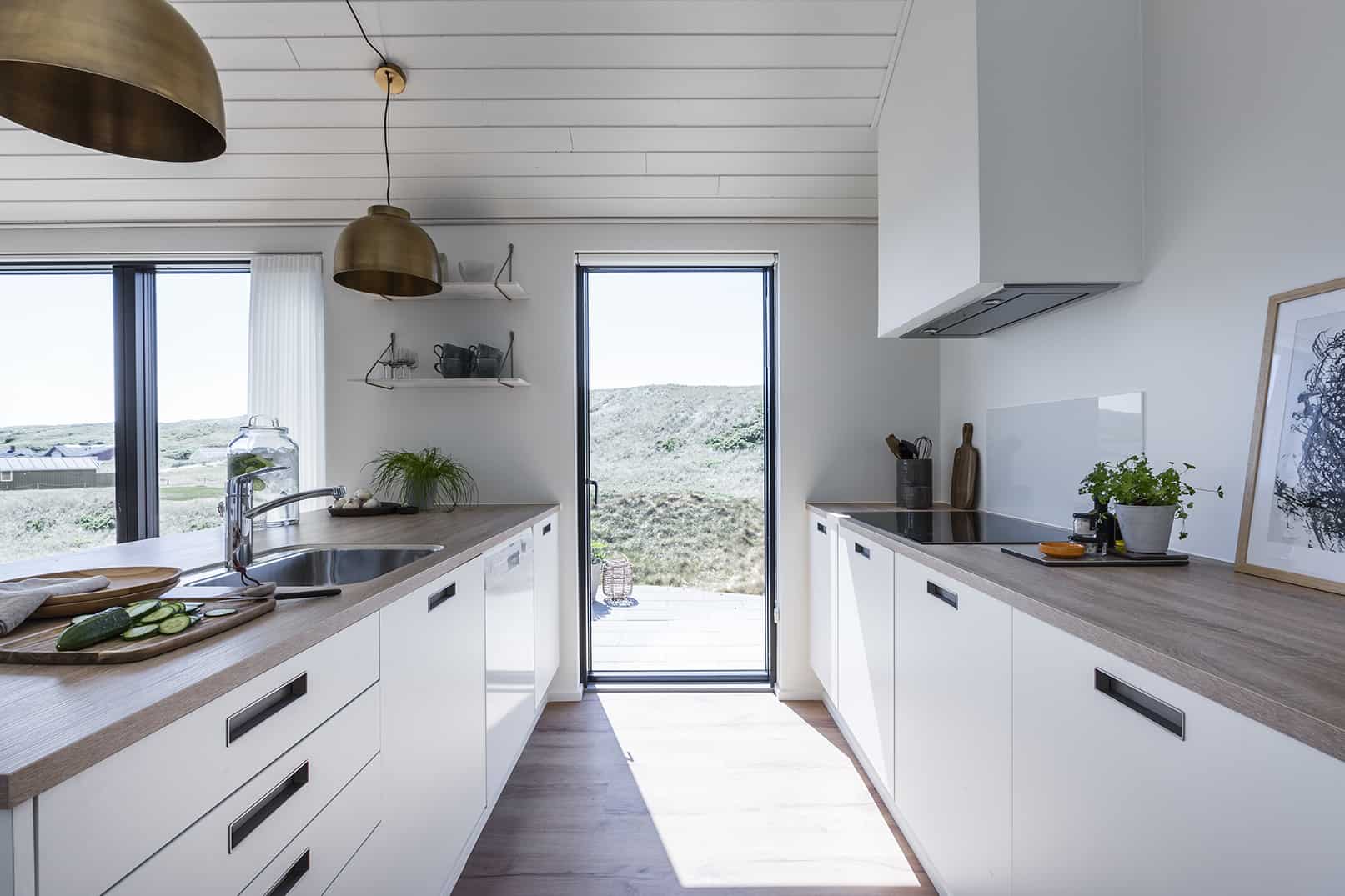 Skanlux Trend sommerhus fyldt. Arkitekttegnet sommerhus