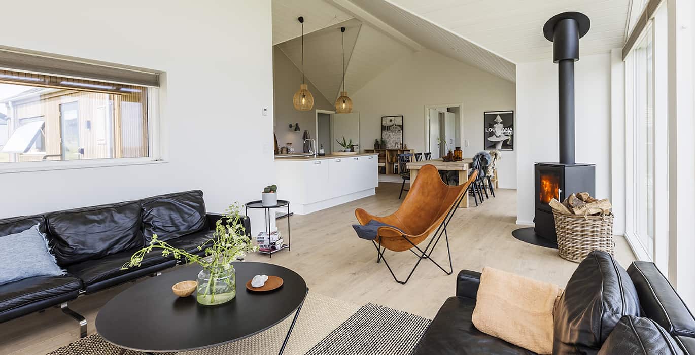 Køkkenalrum i Skanlux Trend sommerhus.