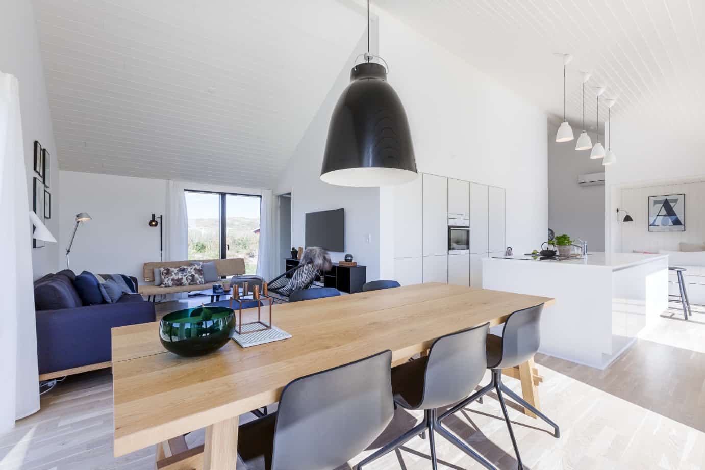 Skanlux Trend sommerhus fyldt. Arkitekttegnet sommerhus