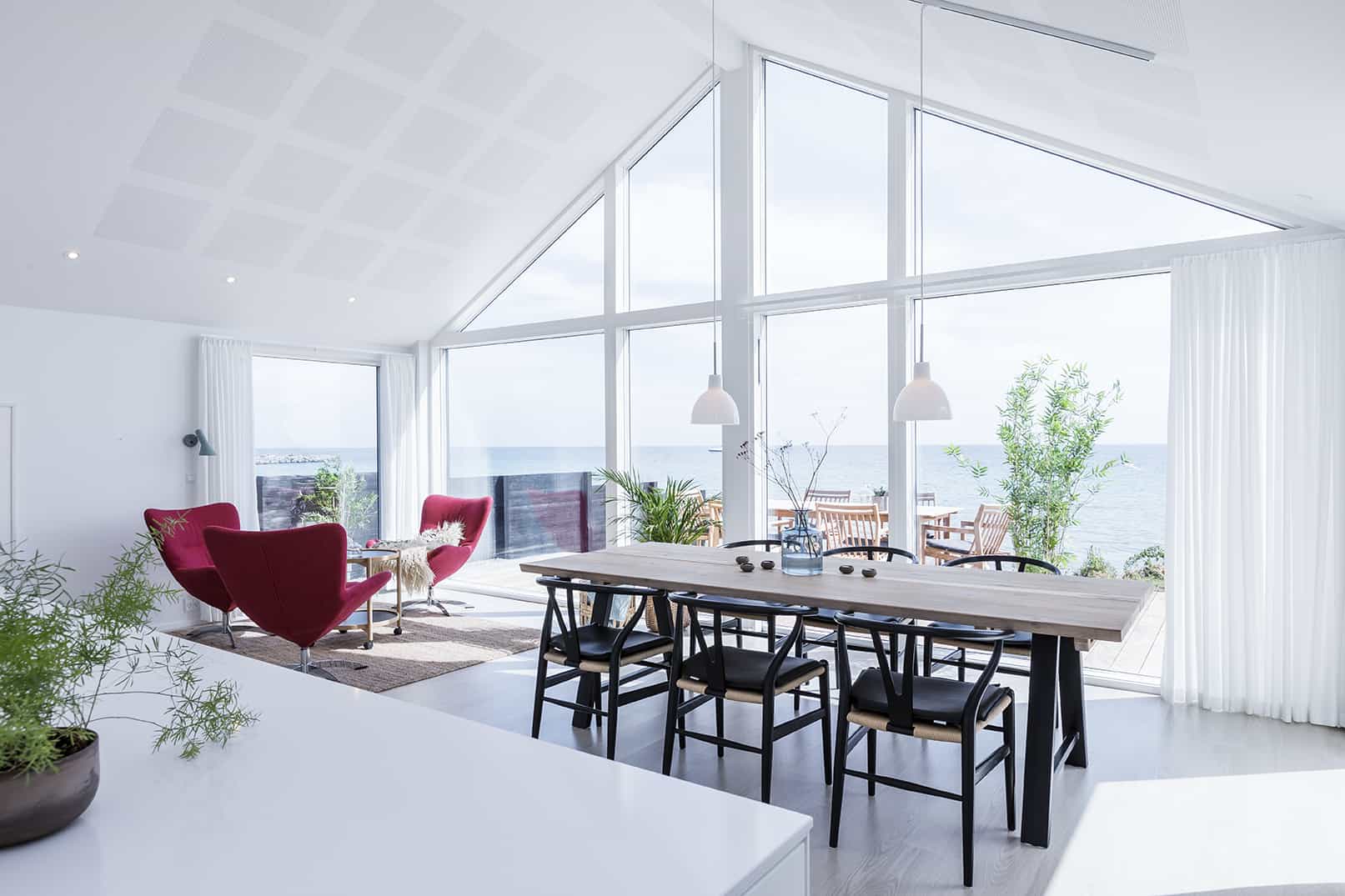 Skanlux Trend sommerhus fyldt. Arkitekttegnet sommerhus