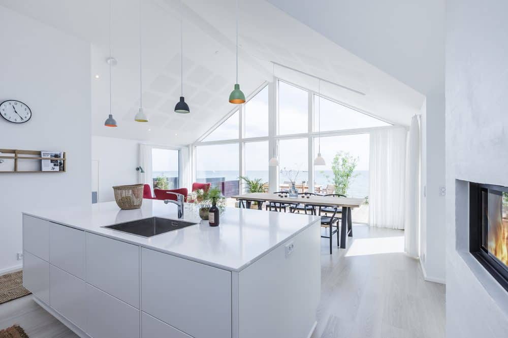 Skanlux Trend sommerhus fyldt. Arkitekttegnet sommerhus