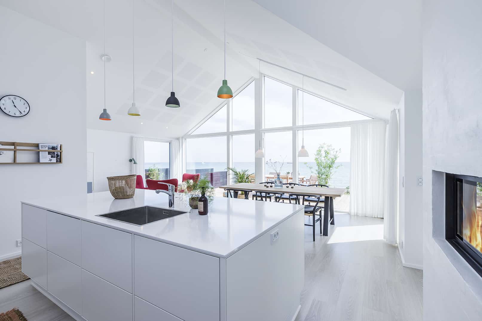 Skanlux Trend sommerhus fyldt. Arkitekttegnet sommerhus