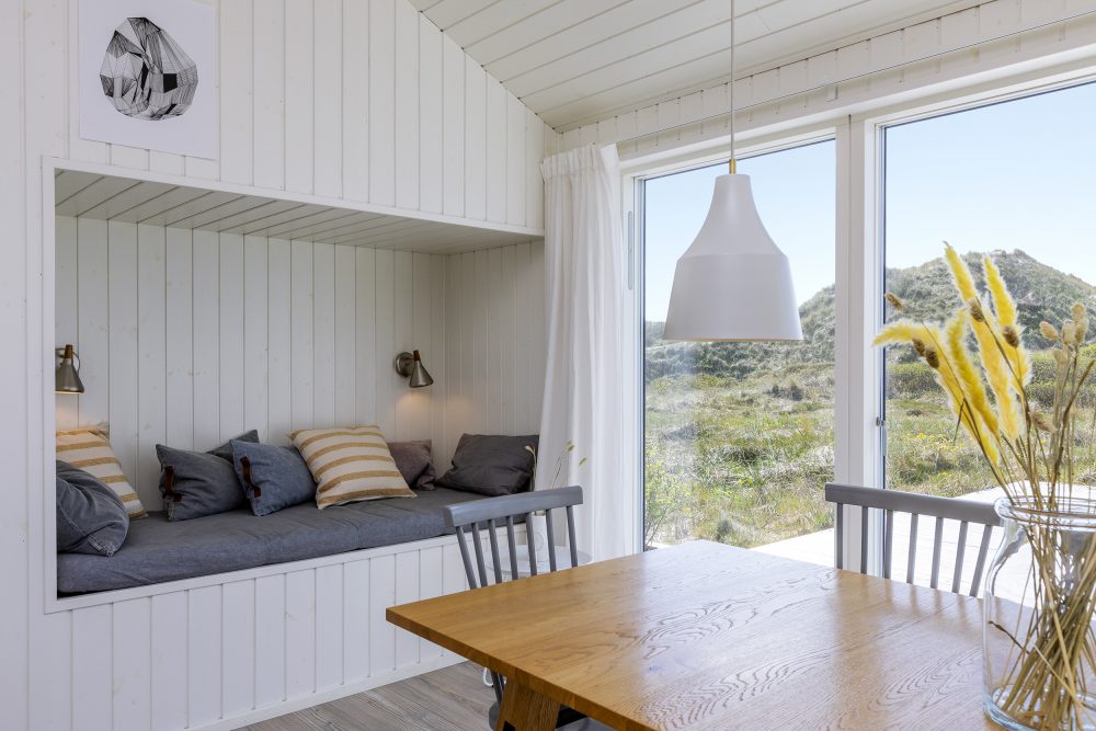 Skanlux Trend sommerhus fyldt. Arkitekttegnet sommerhus