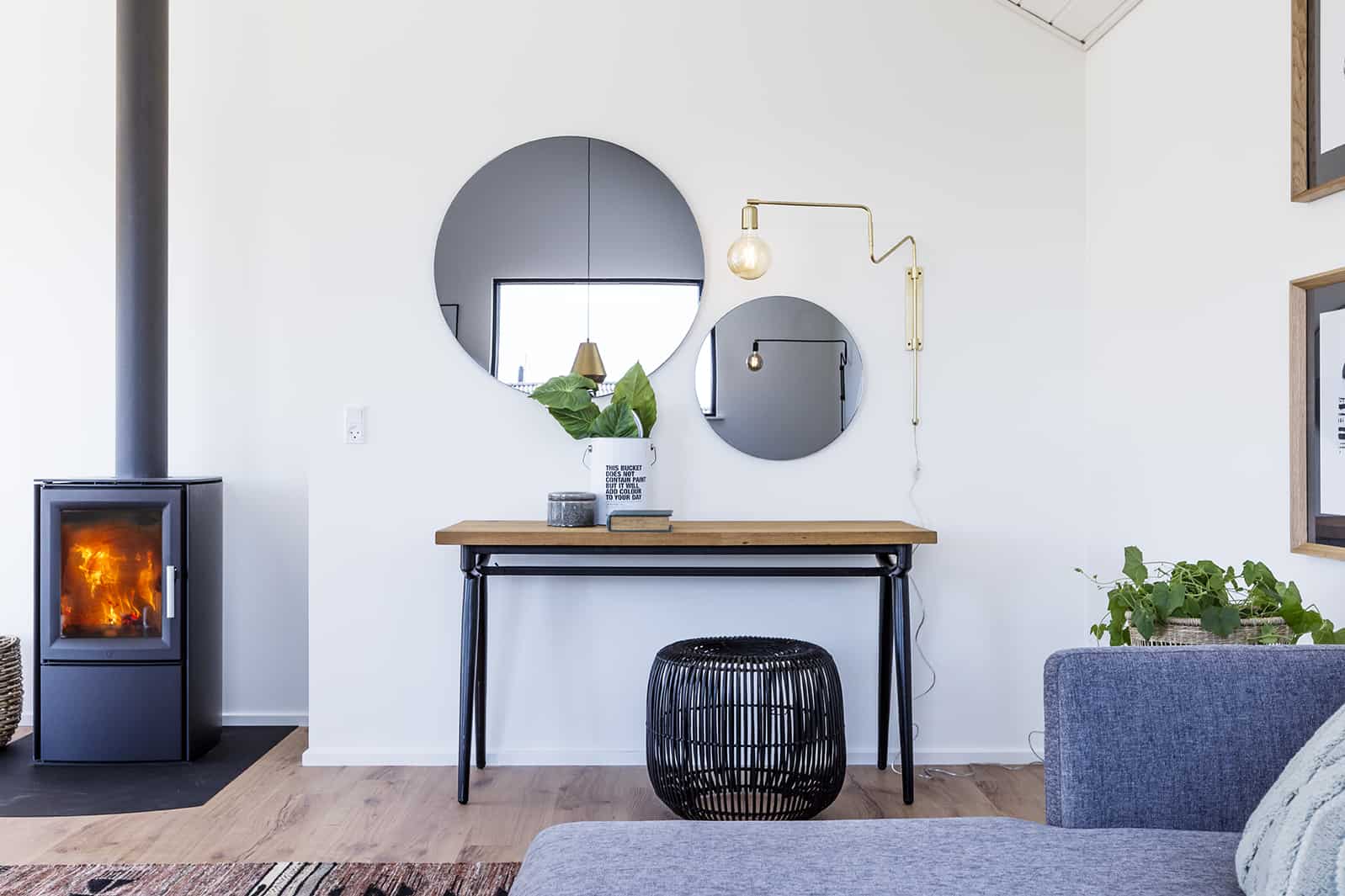 Skanlux Trend sommerhus fyldt. Arkitekttegnet sommerhus