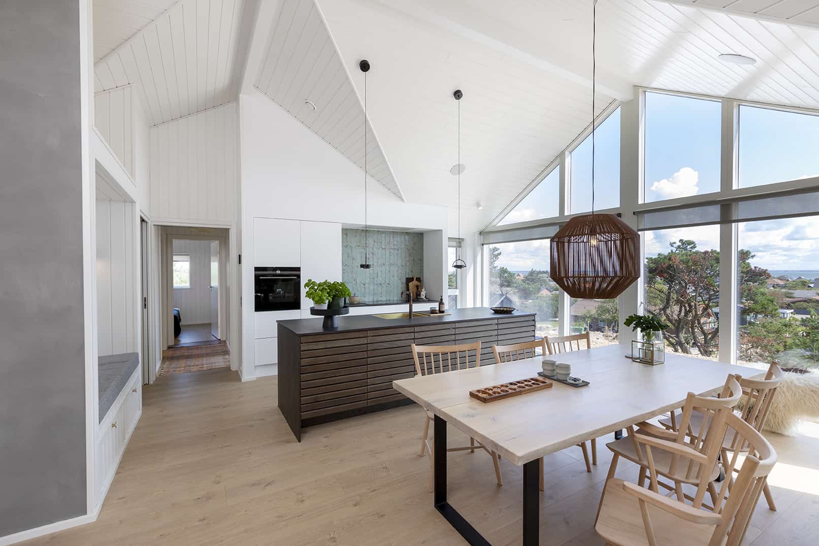 Skanlux Trend sommerhus fyldt. Arkitekttegnet sommerhus