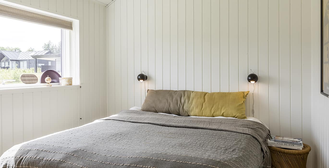 Skanlux Trend sommerhus fyldt. Arkitekttegnet sommerhus