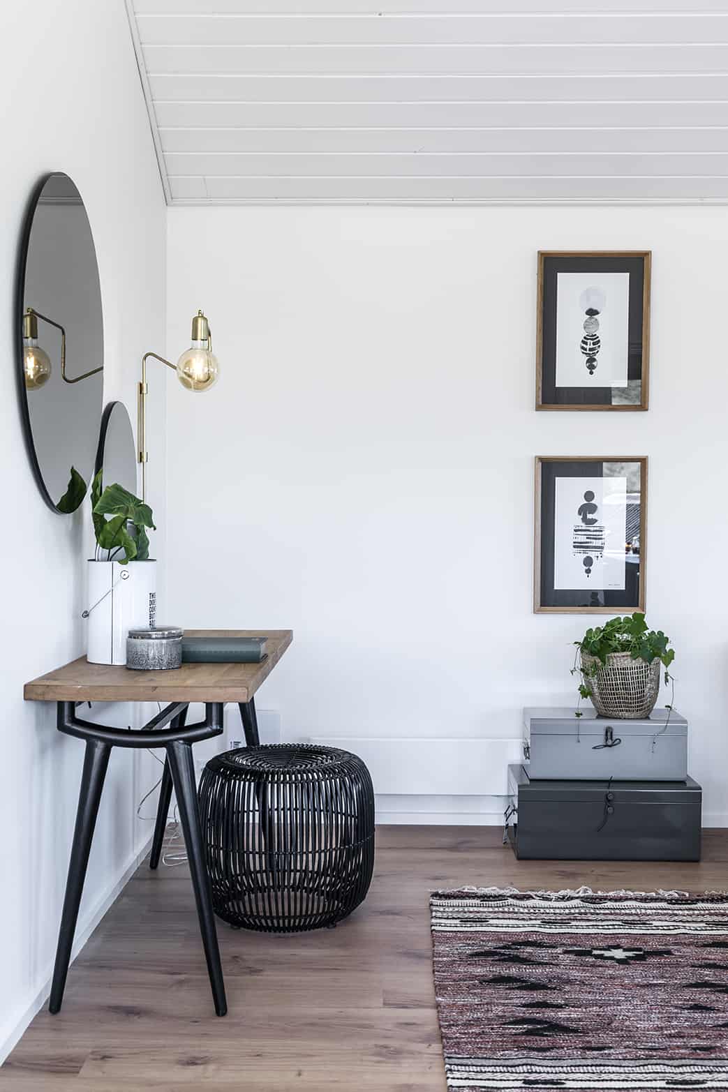 Skanlux Trend sommerhus fyldt. Arkitekttegnet sommerhus