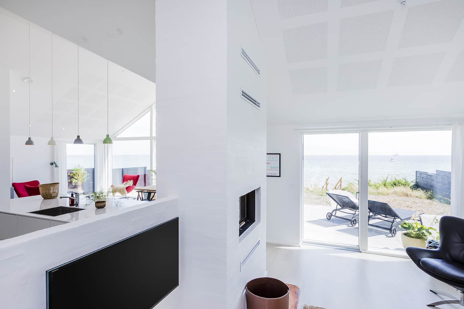 Skanlux Trend sommerhus fyldt. Arkitekttegnet sommerhus