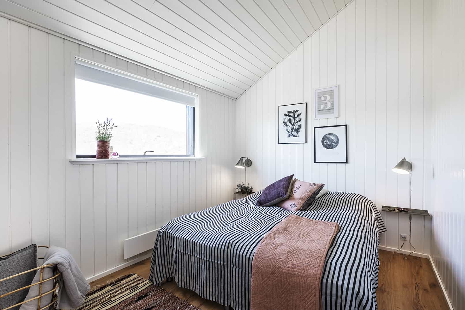 Skanlux Trend sommerhus fyldt. Arkitekttegnet sommerhus