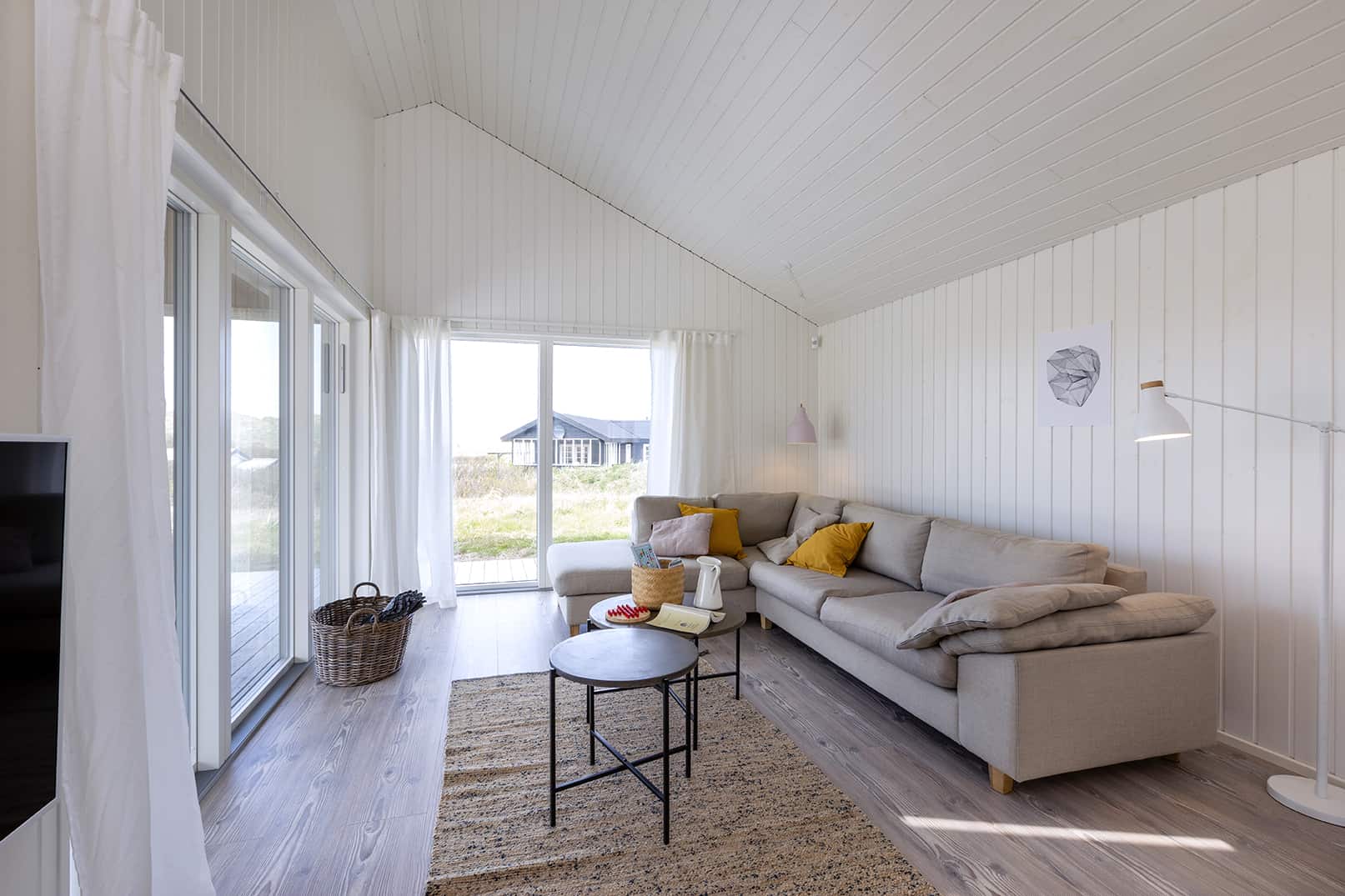 Skanlux Trend sommerhus fyldt. Arkitekttegnet sommerhus