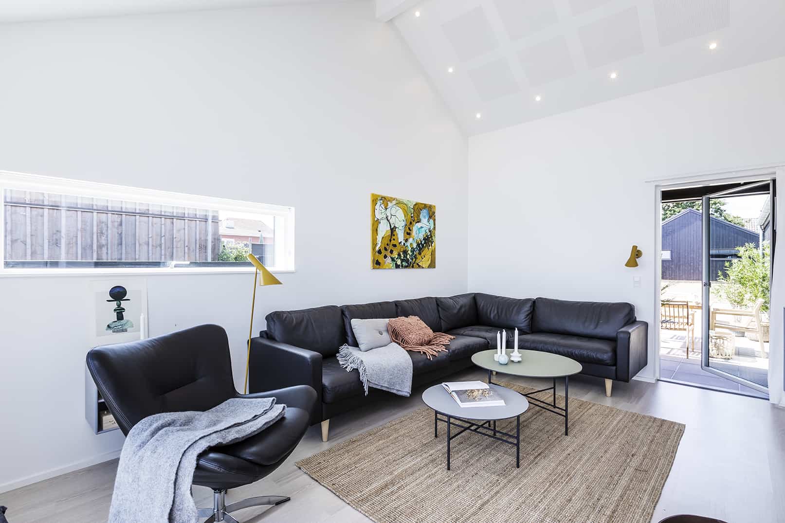 Skanlux Trend sommerhus fyldt. Arkitekttegnet sommerhus