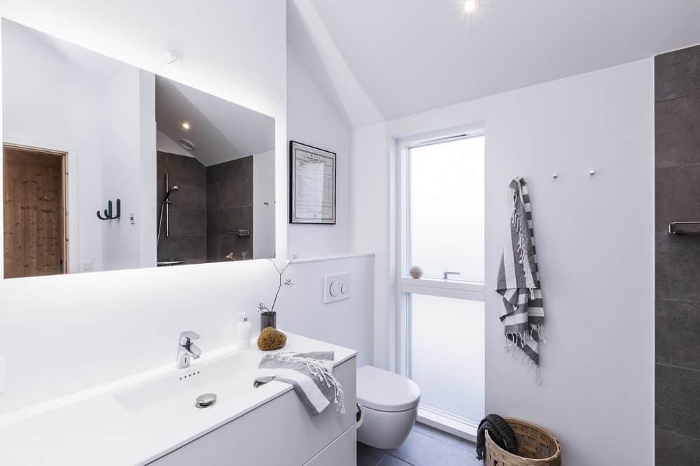 Skanlux Trend sommerhus fyldt. Arkitekttegnet sommerhus