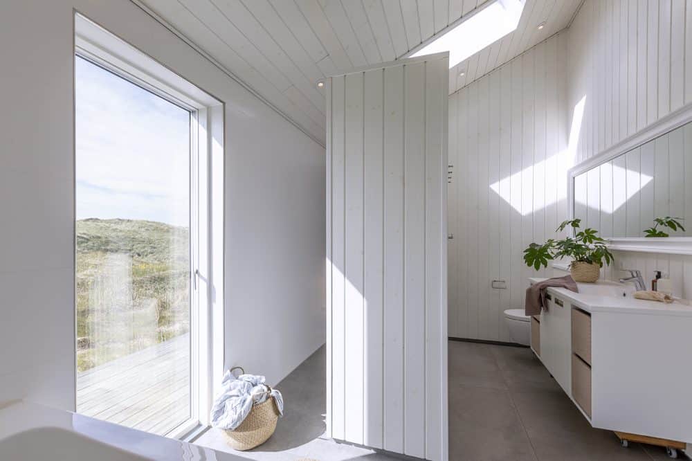 Skanlux Trend sommerhus fyldt. Arkitekttegnet sommerhus