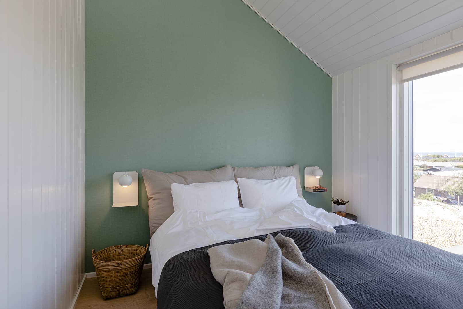 Skanlux Trend sommerhus fyldt. Arkitekttegnet sommerhus