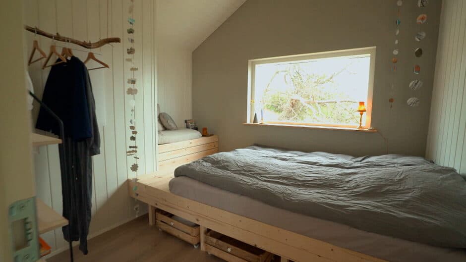 Værelse fra trend sommerhuse bygget af skanlux