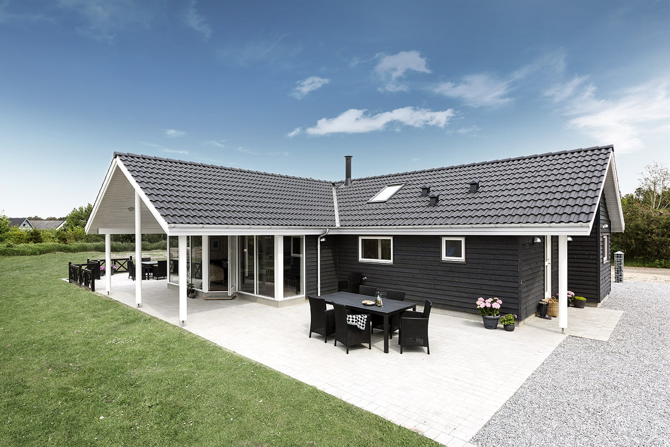 Træsommerhus set udefra