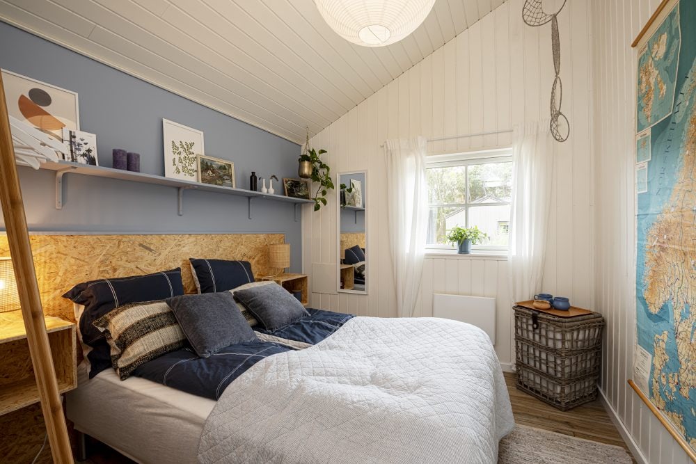 Værelser fra TV2 Sommerdrømme 2022. Skanlux sommerhus