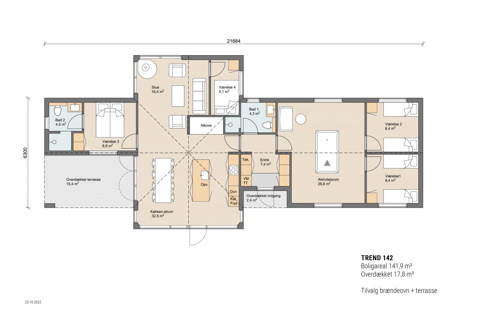 Skanlux Byggefirma A/S plantegning Trend 142