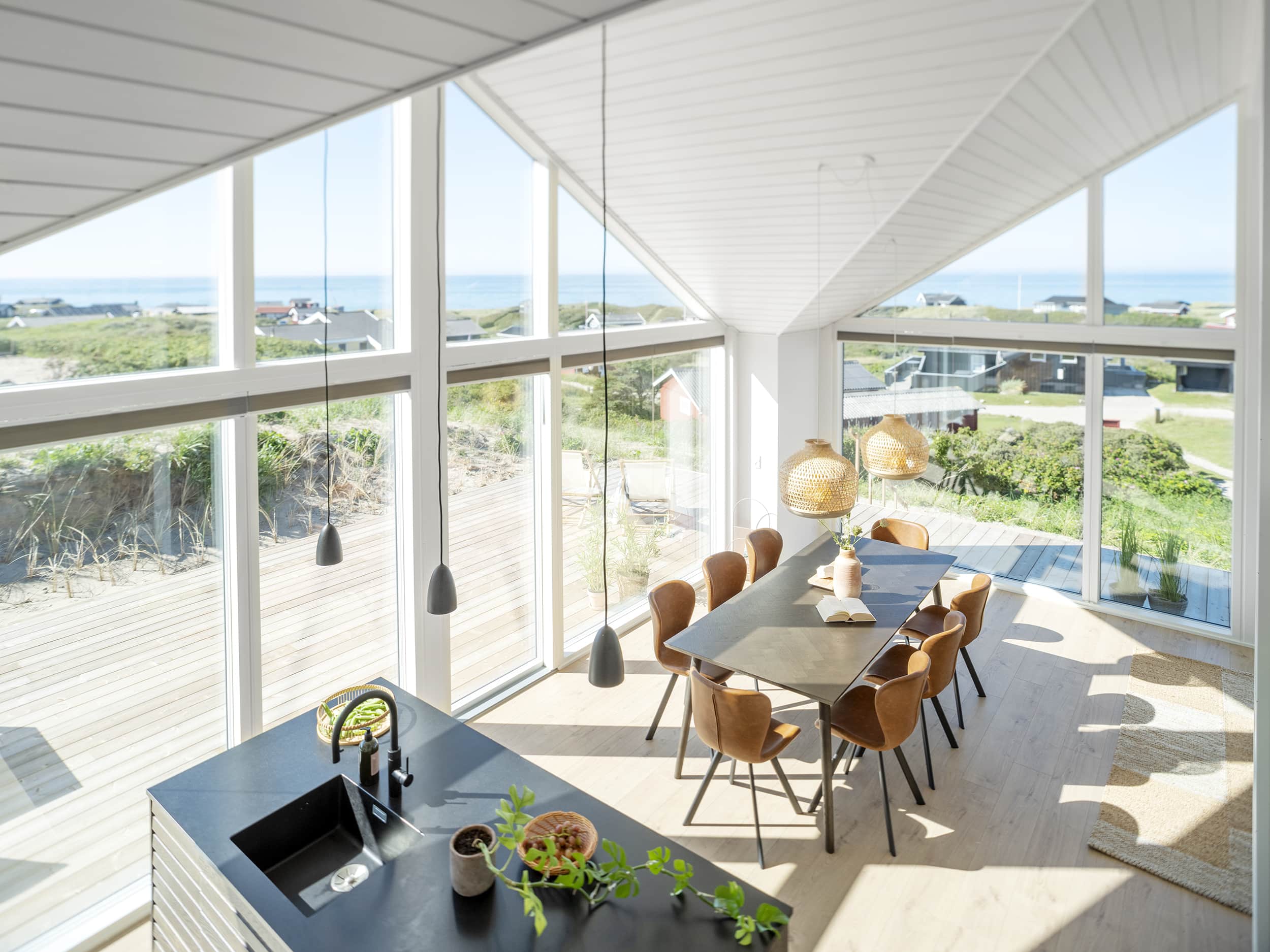 sommerhus med stort køkken alrum