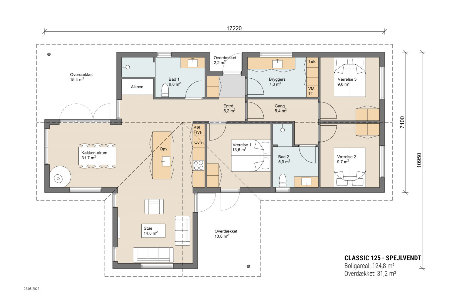 Skanlux plantegning - Classic sommerhus
