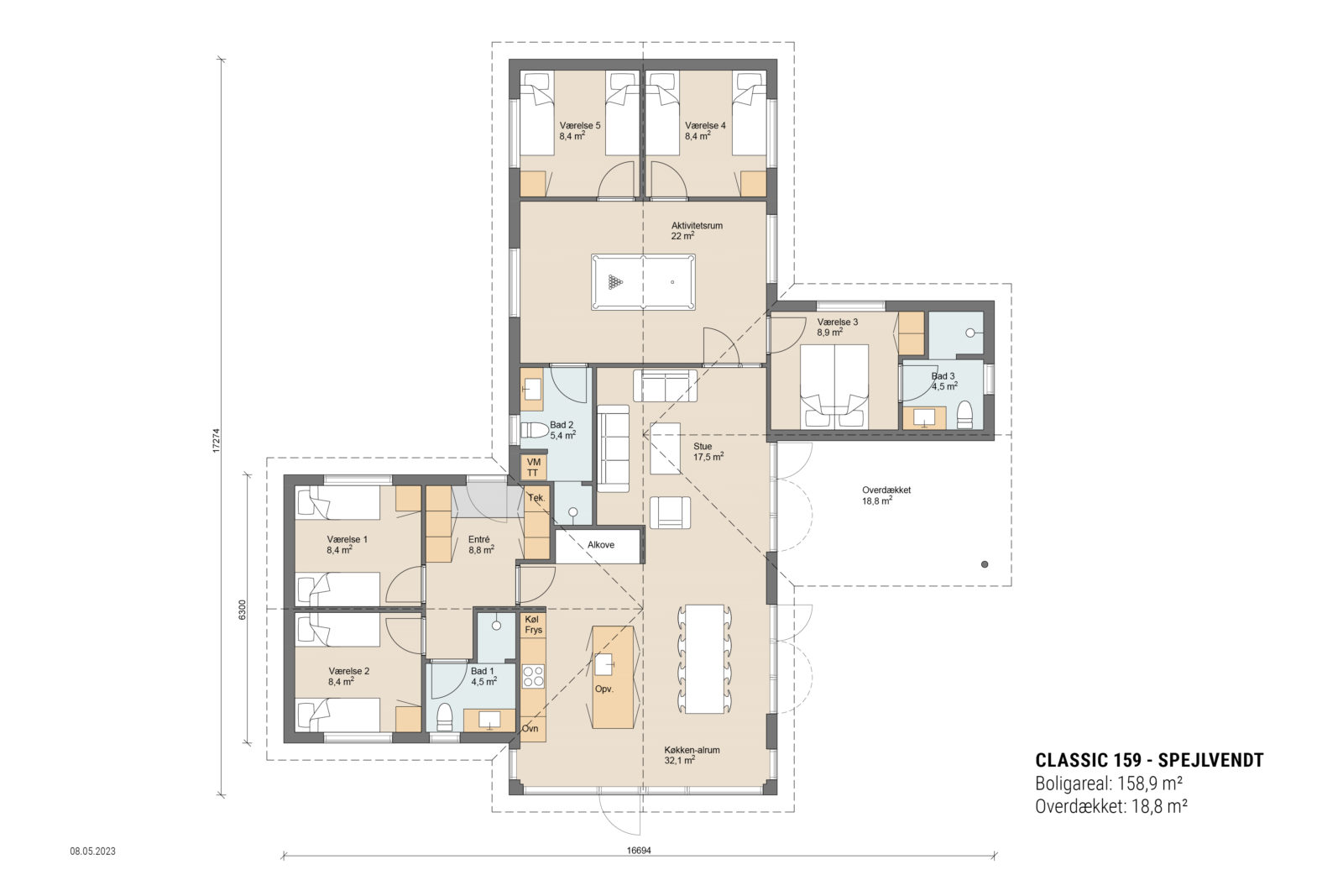 Skanlux plantegning - Classic sommerhus