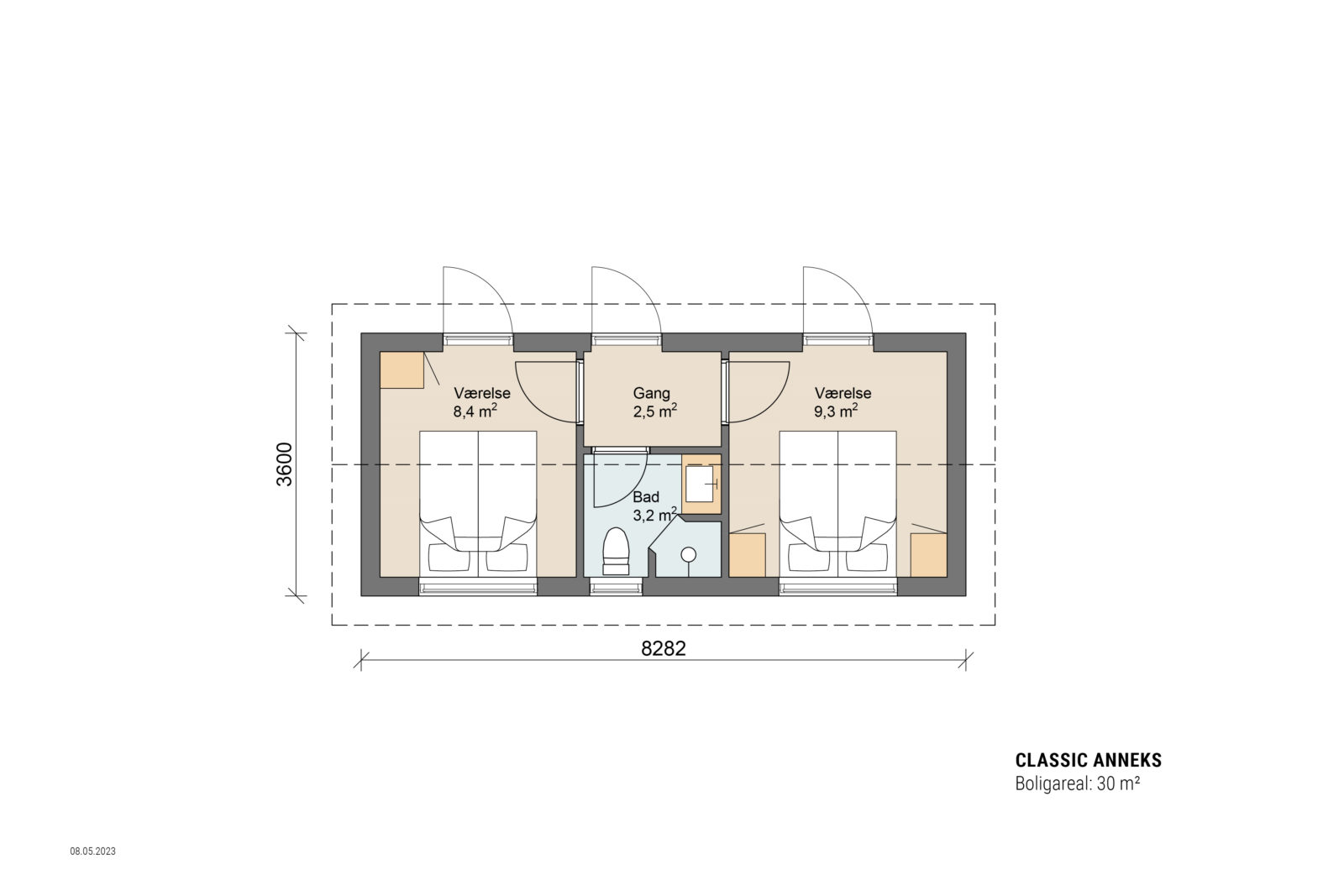 Skanlux plantegning - Classic sommerhus