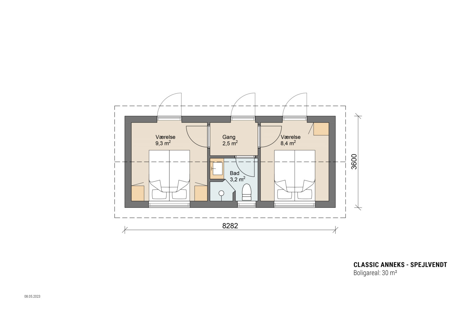 Skanlux plantegning - Classic sommerhus