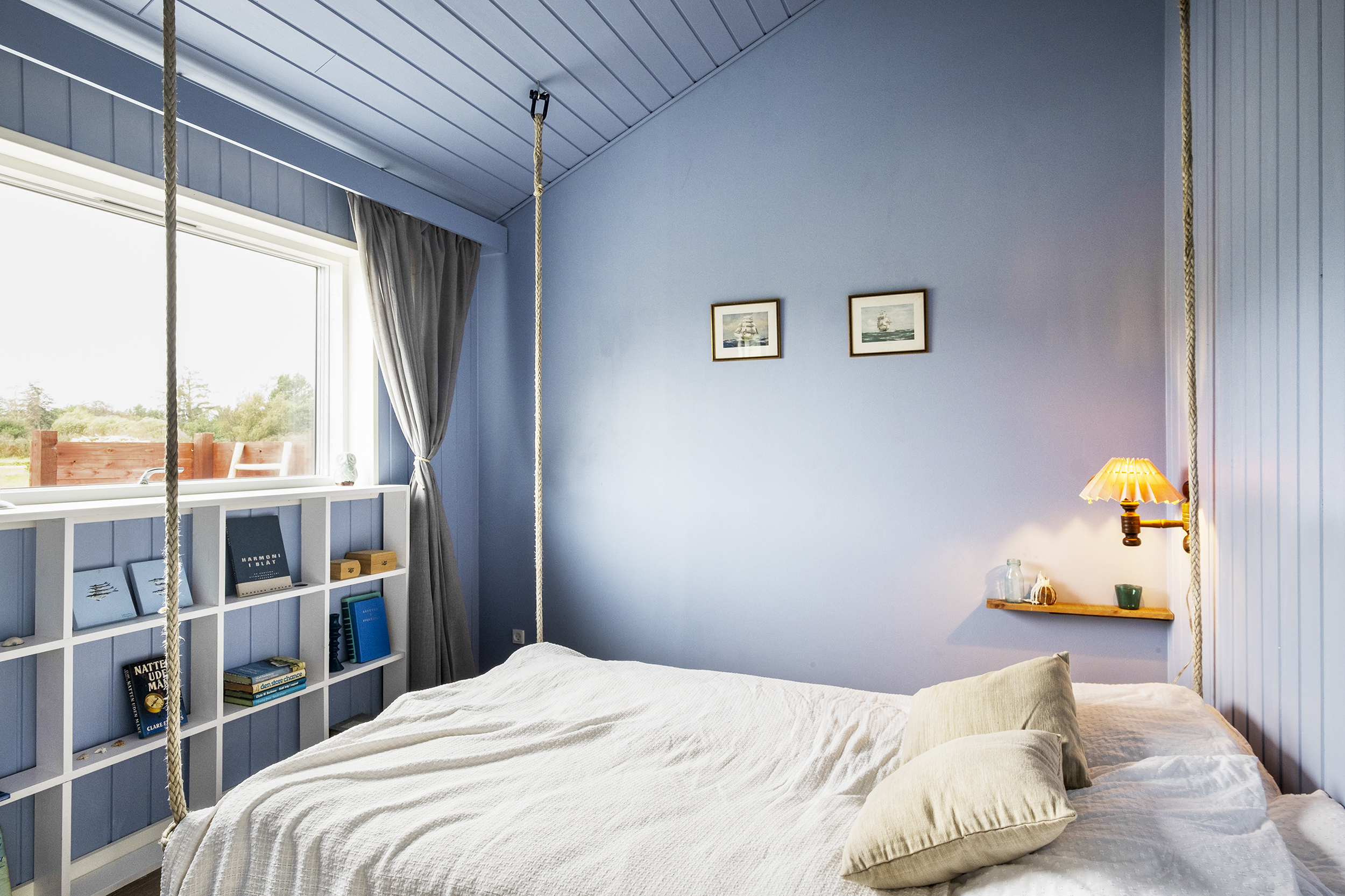Sommerdrømme 2024 - blåt soveværelse - Anna og Martin
