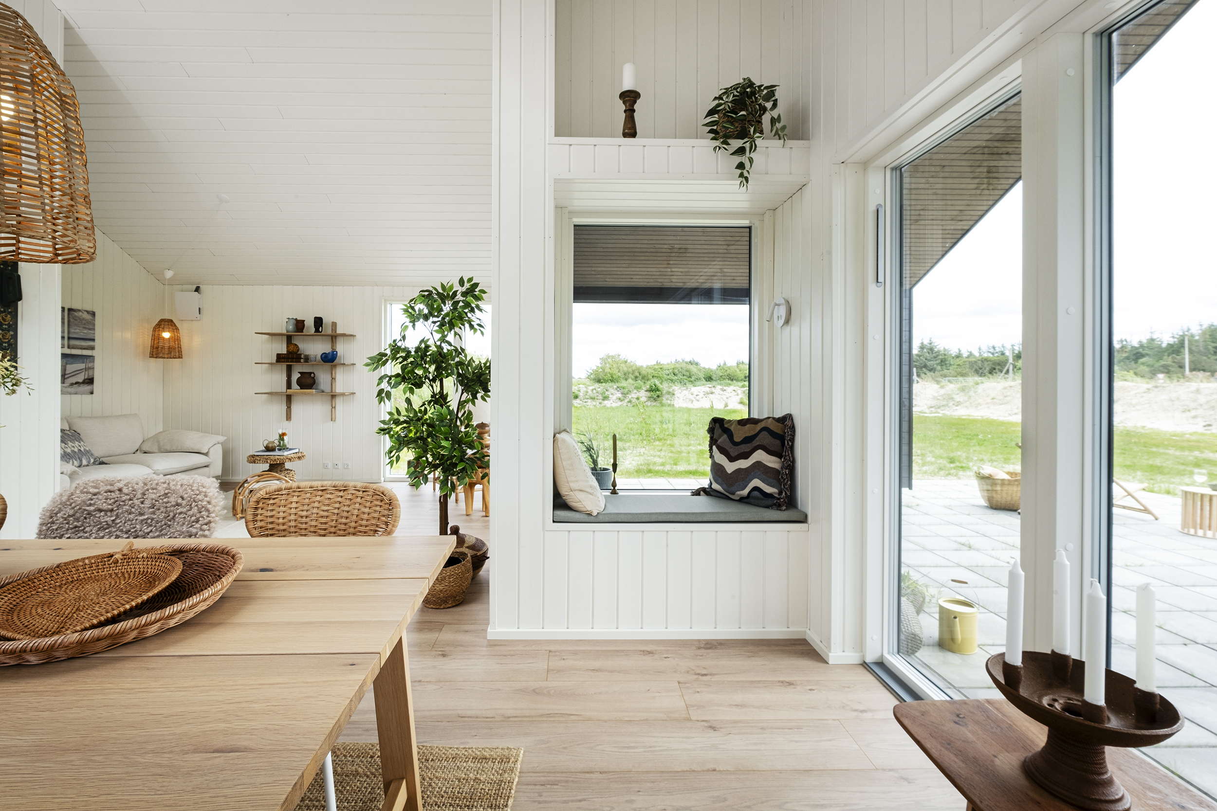 Skanlux Trend Basic 98 sommerhus - køkkenalrum siddevindue