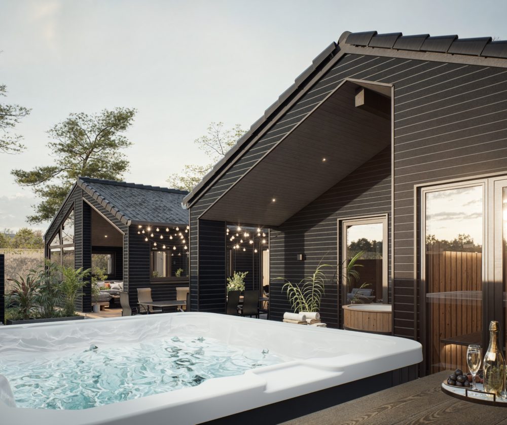 Skanlux wellnesssommerhus - facade